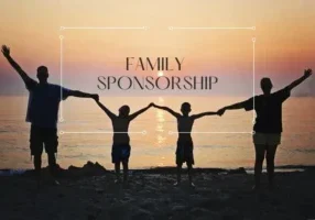Copy of Sunset Orange Simple Family Quote Instagram Post Template